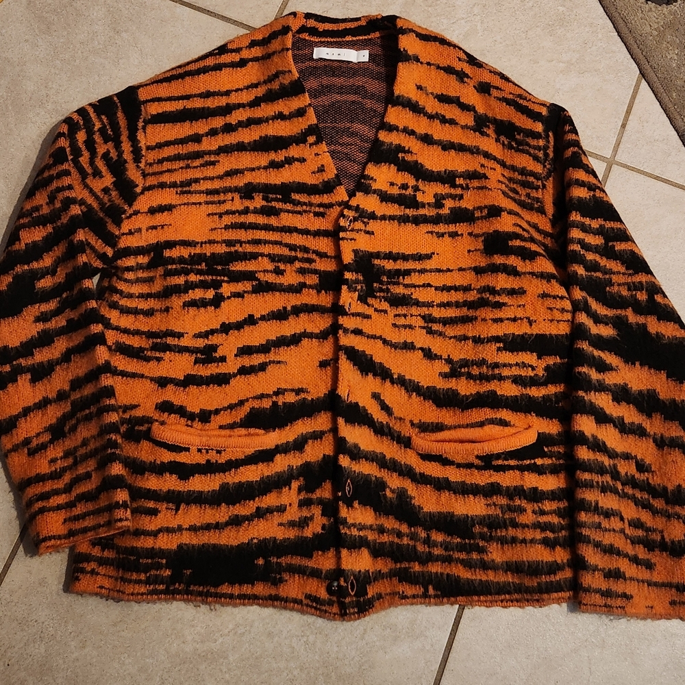 MNML Tiger cardigan M